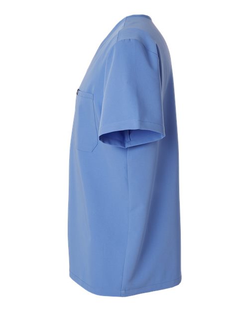 Jaanuu Men's Holmes Everyday 1-Pocket Scrub V-Neck Top M10001