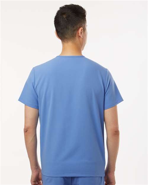Jaanuu Men's Holmes Everyday 1-Pocket Scrub V-Neck Top M10001