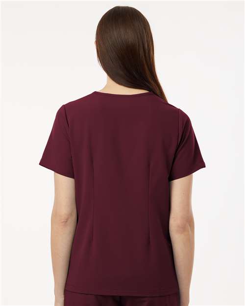 Jaanuu Women's Rhena Essential 1-Pocket Scrub V-Neck Top W10001