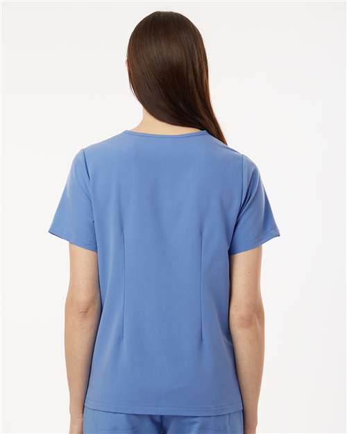 Jaanuu Women's Rhena Essential 1-Pocket Scrub V-Neck Top W10001