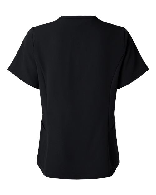 Jaanuu Women's Calix Fit & Flare Scrub V-Neck Top W10003