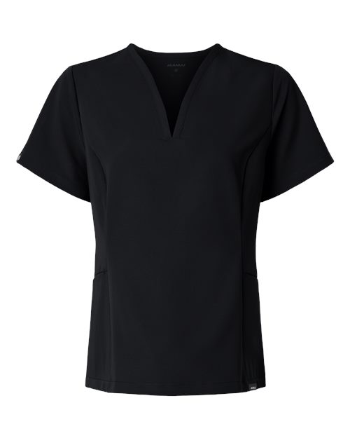 Jaanuu Women's Calix Fit & Flare Scrub V-Neck Top W10003