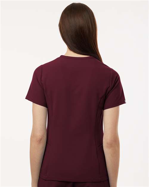 Jaanuu Women's Calix Fit & Flare Scrub V-Neck Top W10003