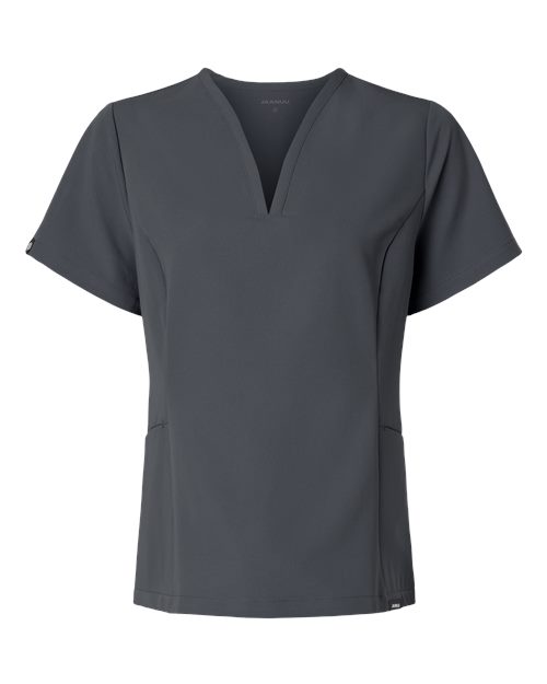 Jaanuu Women's Calix Fit & Flare Scrub V-Neck Top W10003