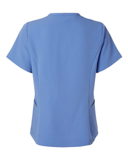 Jaanuu Women's Calix Fit & Flare Scrub V-Neck Top W10003
