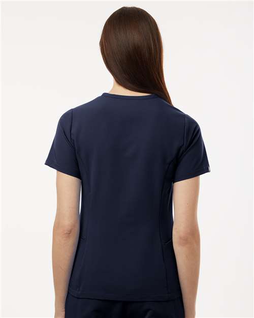 Jaanuu Women's Calix Fit & Flare Scrub V-Neck Top W10003