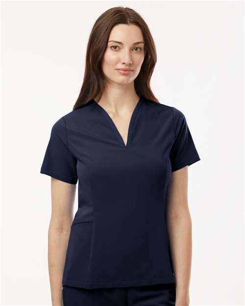 Jaanuu Women's Calix Fit & Flare Scrub V-Neck Top W10003