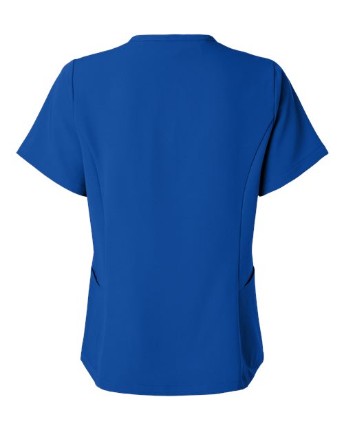 Jaanuu Women's Calix Fit & Flare Scrub V-Neck Top W10003