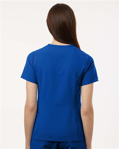 Jaanuu Women's Calix Fit & Flare Scrub V-Neck Top W10003