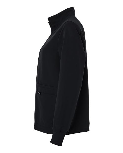 Jaanuu Women's Ceri Essential Full-Zip 6-Pocket Scrub Jacket W60001