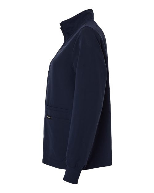 Jaanuu Women's Ceri Essential Full-Zip 6-Pocket Scrub Jacket W60001
