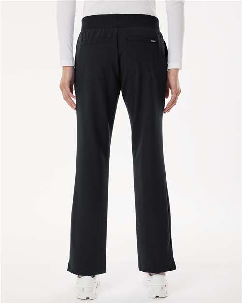 Jaanuu Women's Petite Sizes Xenos Essential Knit-Waist Scrub Pants W20001P