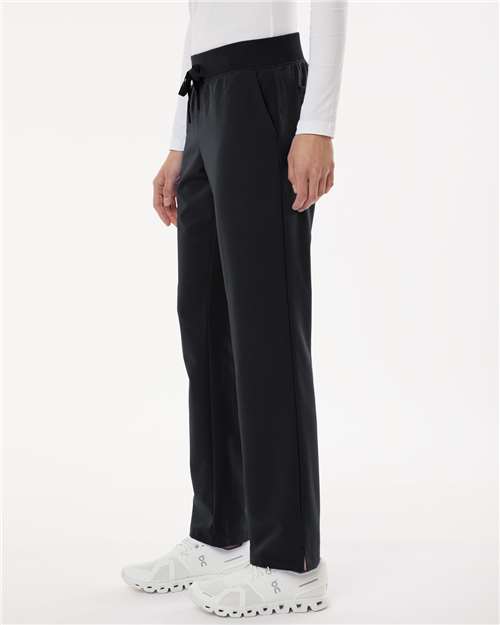 Jaanuu Women's Petite Sizes Xenos Essential Knit-Waist Scrub Pants W20001P