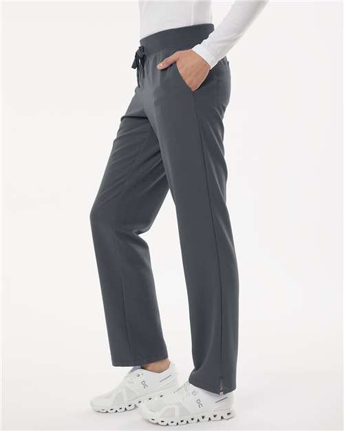 Jaanuu Women's Petite Sizes Xenos Essential Knit-Waist Scrub Pants W20001P