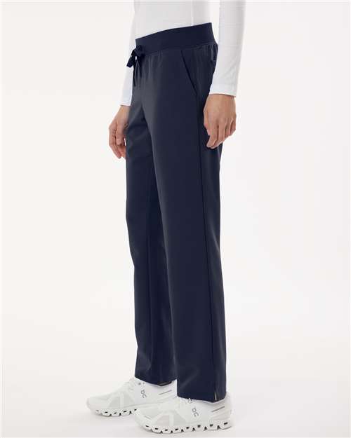 Jaanuu Women's Petite Sizes Xenos Essential Knit-Waist Scrub Pants W20001P