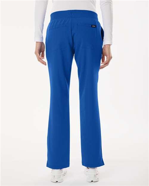 Jaanuu Women's Petite Sizes Xenos Essential Knit-Waist Scrub Pants W20001P