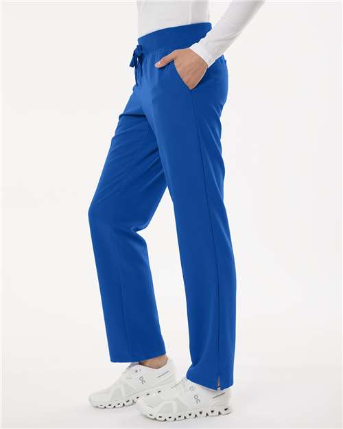 Jaanuu Women's Petite Sizes Xenos Essential Knit-Waist Scrub Pants W20001P
