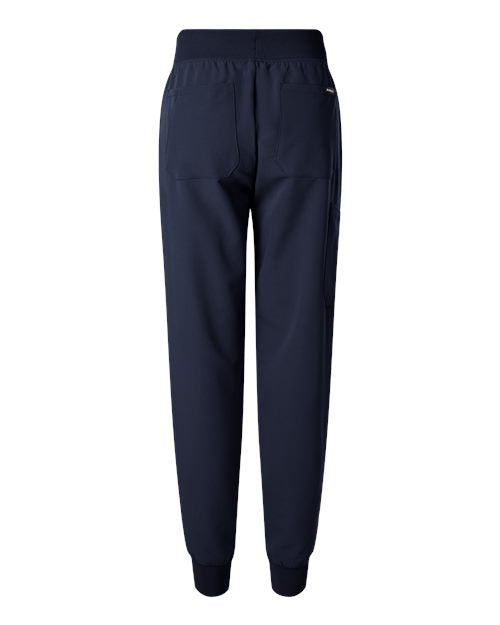 Jaanuu Women's Petite Sizes Silex Knit-Waist Scrub Joggers W20003P