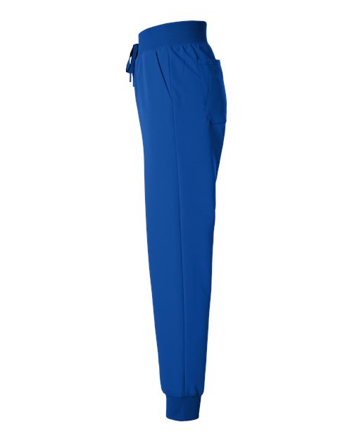 Jaanuu Women's Petite Sizes Silex Knit-Waist Scrub Joggers W20003P