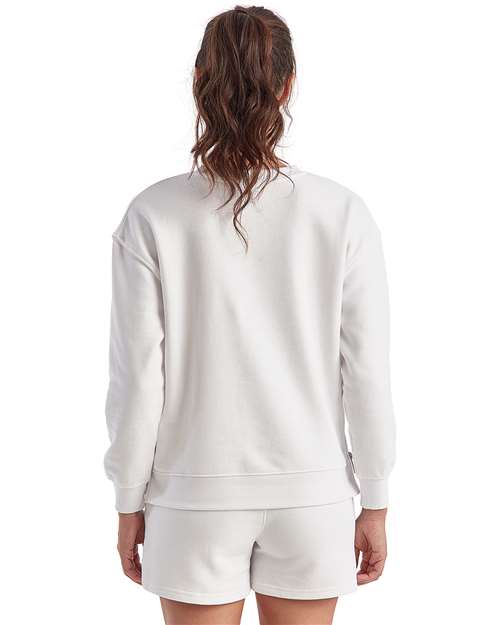 TriDri Women's Billie Side-Zip Crewneck Sweatshirt TD600