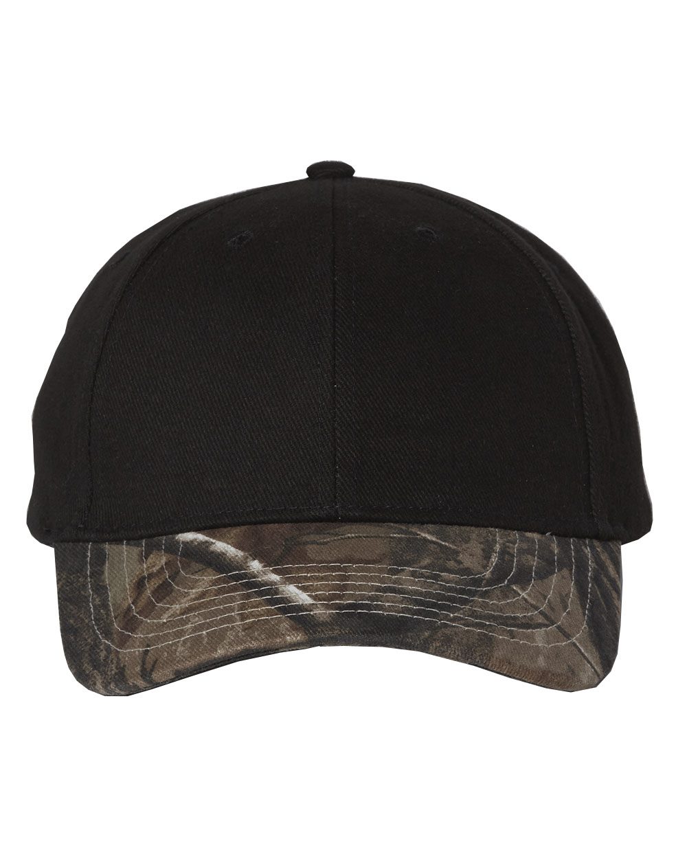 Kati Solid Crown with Camo Bill Cap LC25