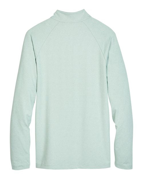 Devon & Jones Men's CrownLux Performance® Clubhouse Micro-Stripe Quarter-Zip Pullover DG480