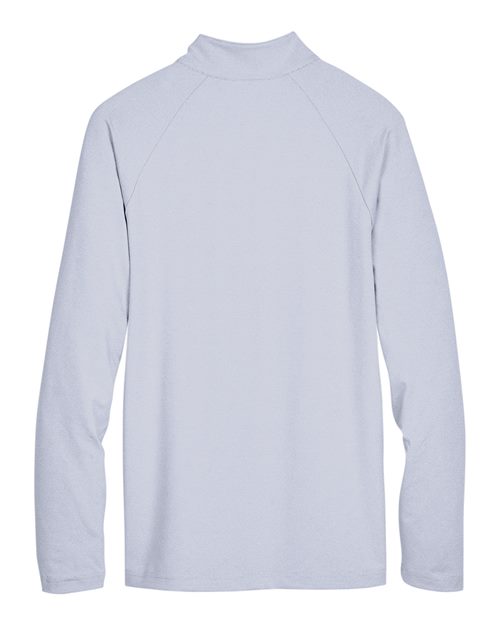 Devon & Jones Men's CrownLux Performance® Clubhouse Micro-Stripe Quarter-Zip Pullover DG480