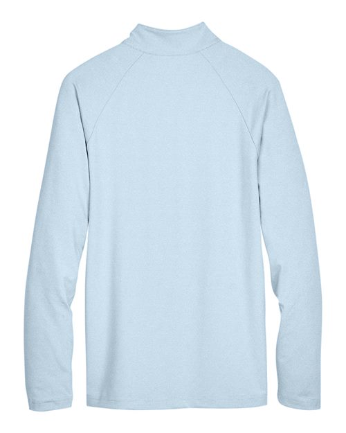 Devon & Jones Men's CrownLux Performance® Clubhouse Micro-Stripe Quarter-Zip Pullover DG480