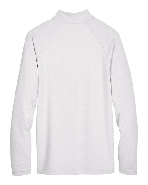 Devon & Jones Men's CrownLux Performance® Clubhouse Micro-Stripe Quarter-Zip Pullover DG480