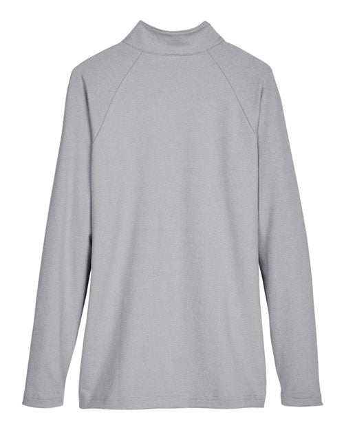 Devon & Jones Women's CrownLux Performance® Clubhouse Micro-Stripe Quarter-Zip Pullover DG480W