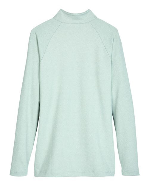 Devon & Jones Women's CrownLux Performance® Clubhouse Micro-Stripe Quarter-Zip Pullover DG480W