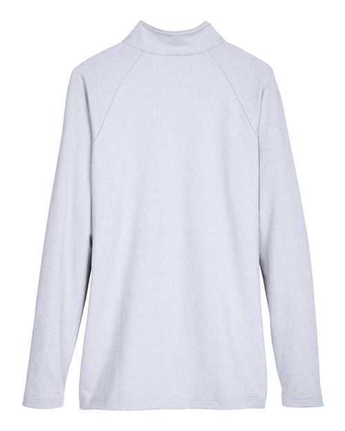 Devon & Jones Women's CrownLux Performance® Clubhouse Micro-Stripe Quarter-Zip Pullover DG480W