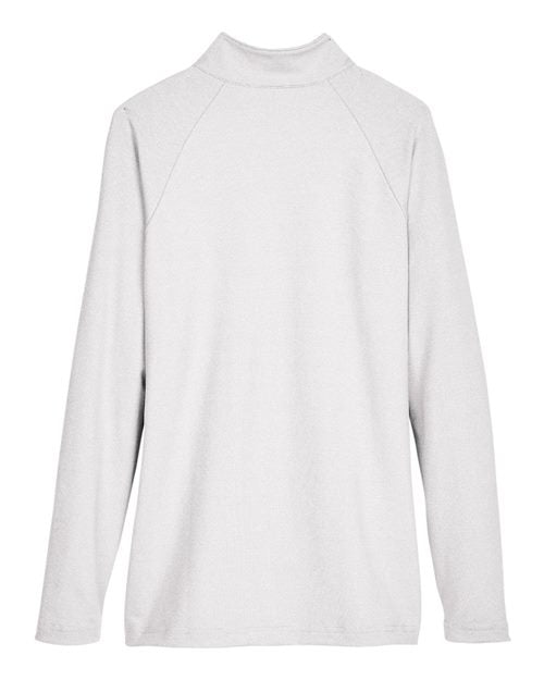 Devon & Jones Women's CrownLux Performance® Clubhouse Micro-Stripe Quarter-Zip Pullover DG480W