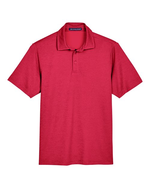 Devon & Jones Men's CrownLux Performance® Address Mélange Polo DG22