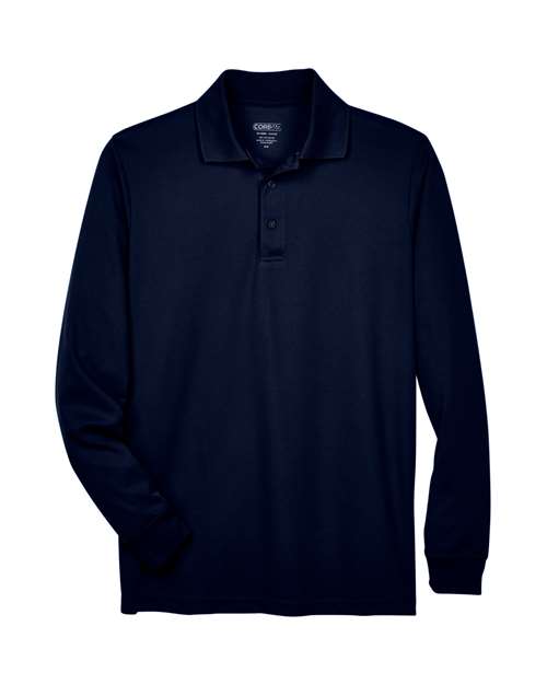 CORE365 Men's Pinnacle Performance Long Sleeve Piqué Polo 88192