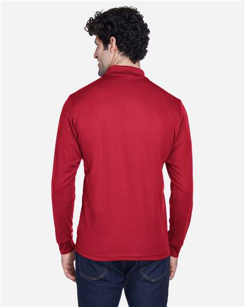 CORE365 Men's Pinnacle Performance Long Sleeve Piqué Polo 88192