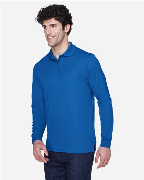 CORE365 Men's Pinnacle Performance Long Sleeve Piqué Polo 88192