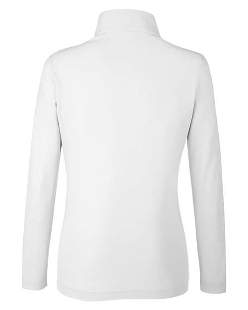 CORE365 Women's Fusion ChromaSoft™ Pique Quarter-Zip Pullover CE405W