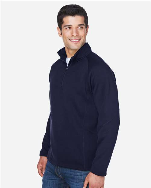 Devon & Jones Unisex Bristol Sweater Fleece Quarter-Zip Pullover DG792