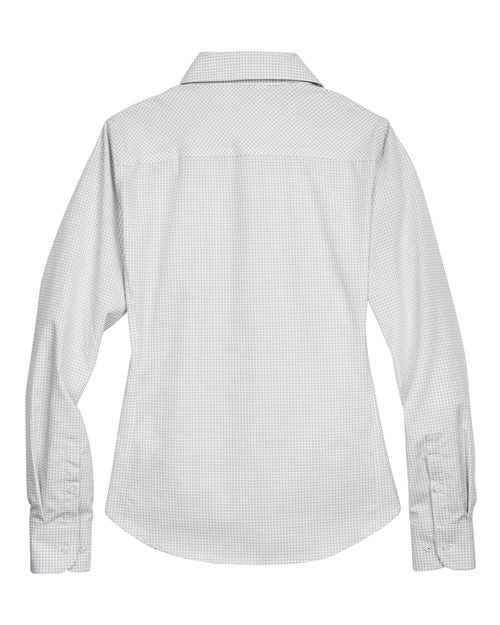 Devon & Jones Women's Crown Collection® Gingham Check Woven Dress Shirt D640W