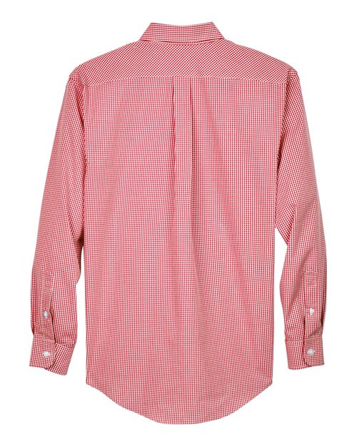 Devon & Jones Men's Crown Collection® Gingham Check Woven Dress Shirt D640