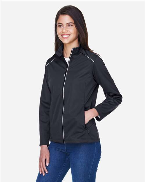 CORE365 Women's Techno Lite Three-Layer Knit Tech-Shell CE708W