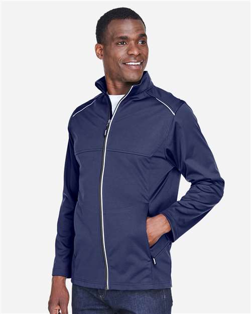 CORE365 Men's Techno Lite Three-Layer Knit Tech-Shell CE708