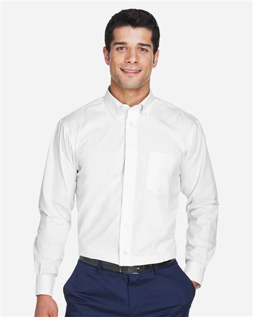 Devon & Jones Men's Crown Collection® Oxford Woven Dress Shirt D630