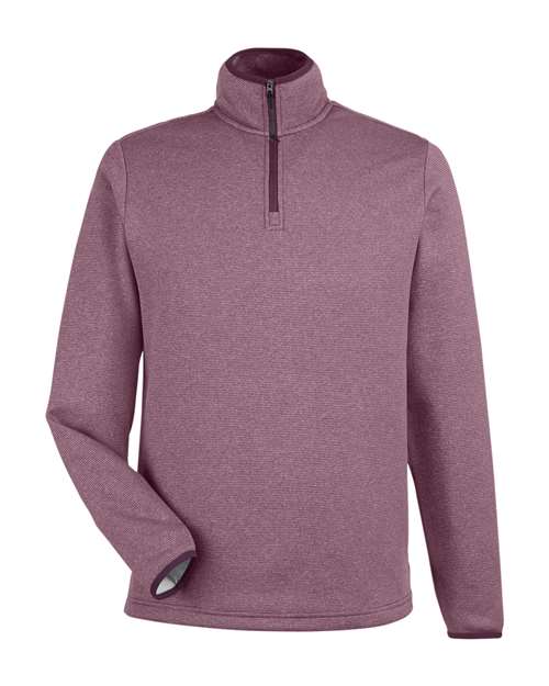 CORE365 Men's Venture Heathered Stripe Quarter-Zip Pullover CE73