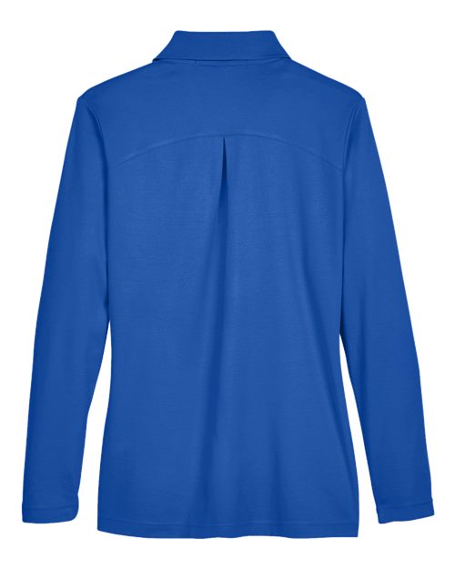 Devon & Jones Women's CrownLux Performance® Plaited Long Sleeve Polo DG20LW