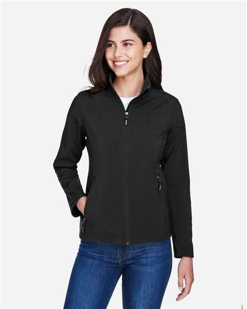 CORE365 Women's Cruise Two-Layer Fleece Bonded Soft Shell Jacket 78184