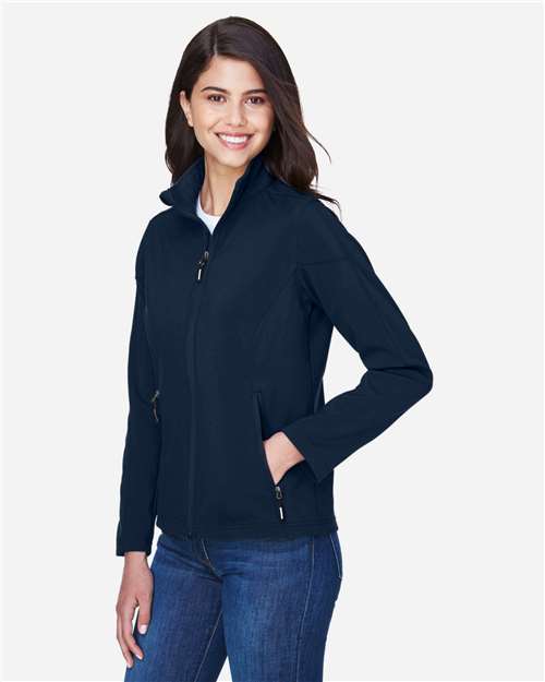 CORE365 Women's Cruise Two-Layer Fleece Bonded Soft Shell Jacket 78184