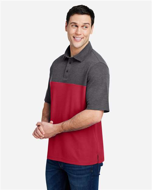 CORE365 Men's Fusion ChromaSoft™ Colorblock Polo CE112C