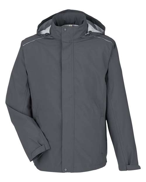 CORE365 Men's Barrier Packable Waterproof Rain Jacket CE712